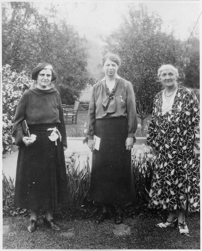Elinor Morgenthau with Eleanor Roosevelt and Jane Addams in Westport, CT, 1929
Series: Franklin D. Roosevelt Library Public Domain Photographs, 1882 - 1962
Collection: Franklin D. Roosevelt Library Public Domain Photographs, 1882 - 1962
photo ID 7167
NARA Id: 195508